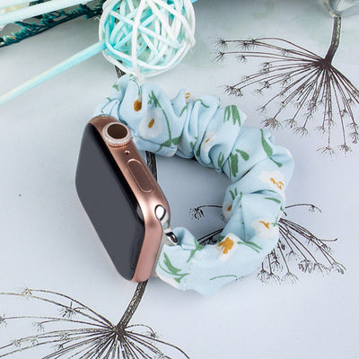 Fabric Apple Watch Band 42/44/45mm Strap Bracelet Elastic Band - Blue — Hurtel