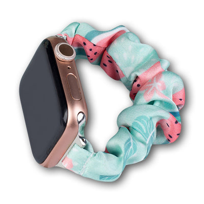 Fabric band for Apple Watch 42 / 44 / 45 mm strap bracelet rubber band - watermelon — Hurtel