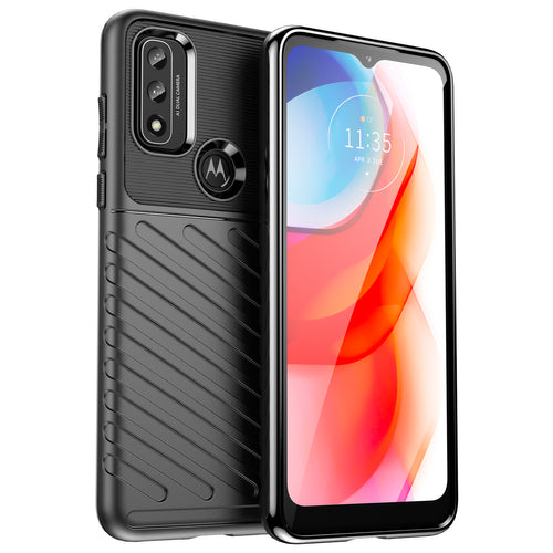 Thunder Case flexible armored cover for Motorola Moto G Play 2022 black — Hurtel