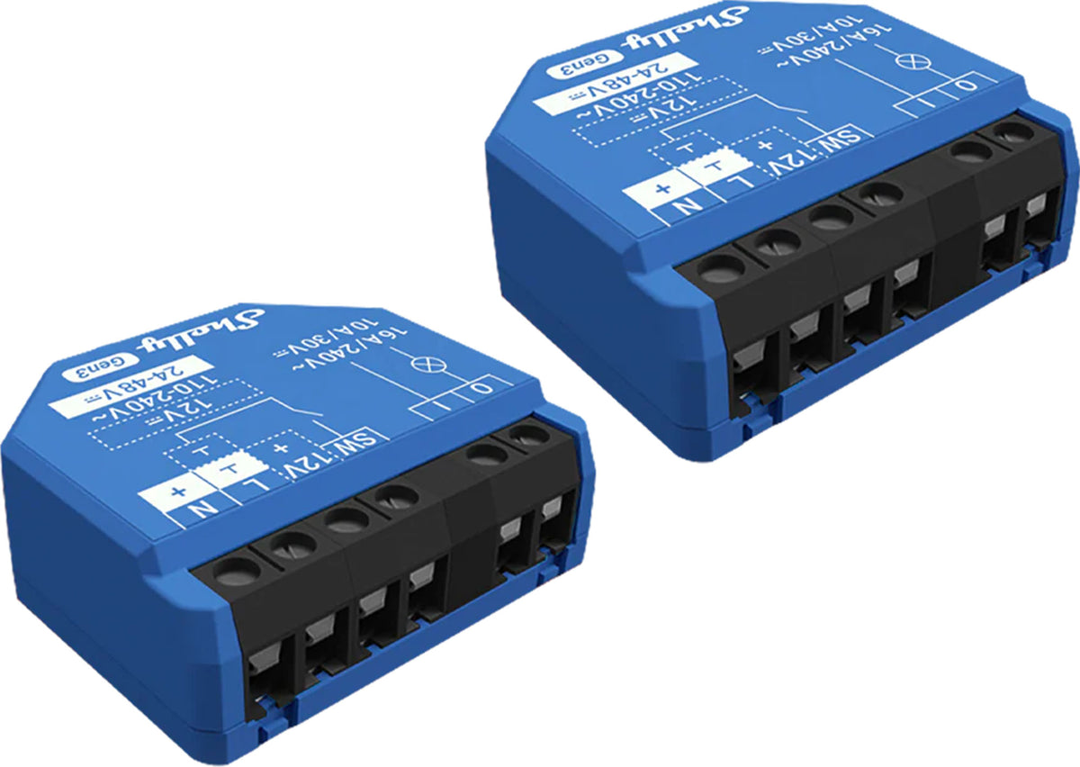 Shelly 1 Gen3 WiFi/Bluetooth set of 2 controllers - Image 1