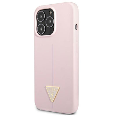Guess GUHCP13XSLTGU iPhone 13 Pro Max 6.7" purple/purple hardcase Silicone Triangle