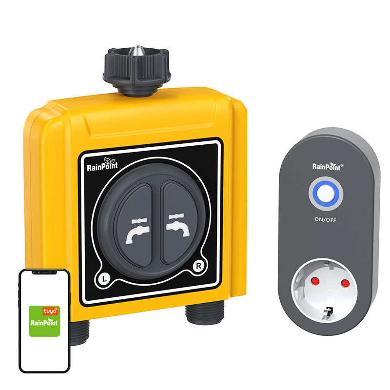RainPoint 2-zone irrigation controller with app - Image 1