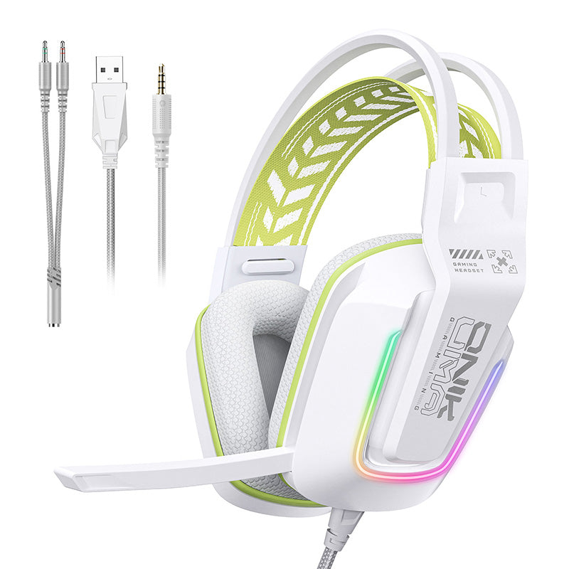 ONIKUMA X13 gaming headphones (white) - Image 1