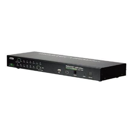 Aten | 1-Local/Remote Shared Access 16-Port PS/2-USB VGA KVM Over IP Switch | CS1716I-AT-G | 1 x SPHD Male (Yellow), 16