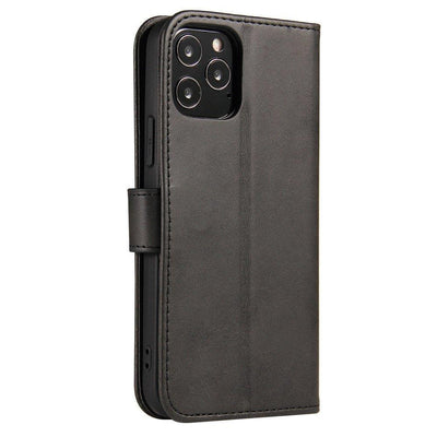 Magnet Case elegant case case cover with a flap and stand function Oppo Find X5 Pro black — Hurtel