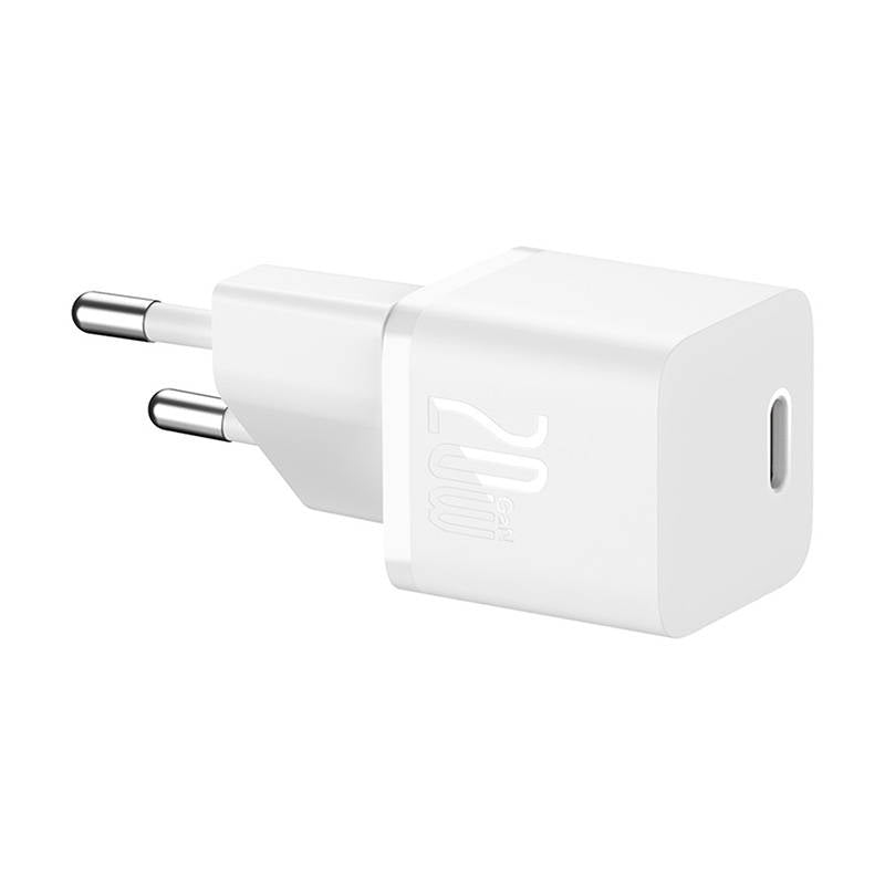 Mini wall charger Baseus GaN5 20W (white) - Image 3