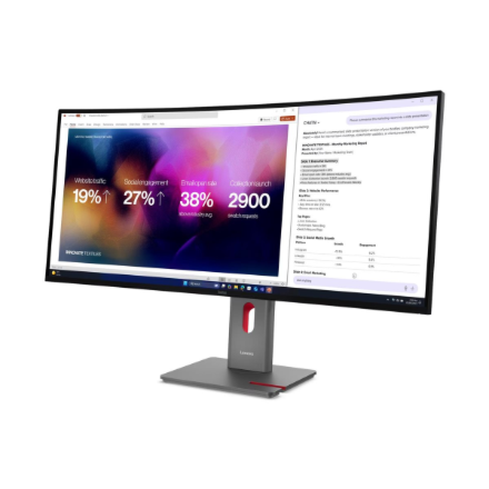 Lenovo | ThinkVision P40WD-40 | 39.7 " | IPS | WUHD | 21:9 | 120 Hz | 4ms GtG (Extreme mode) / 6ms GtG (Typical mode) ms