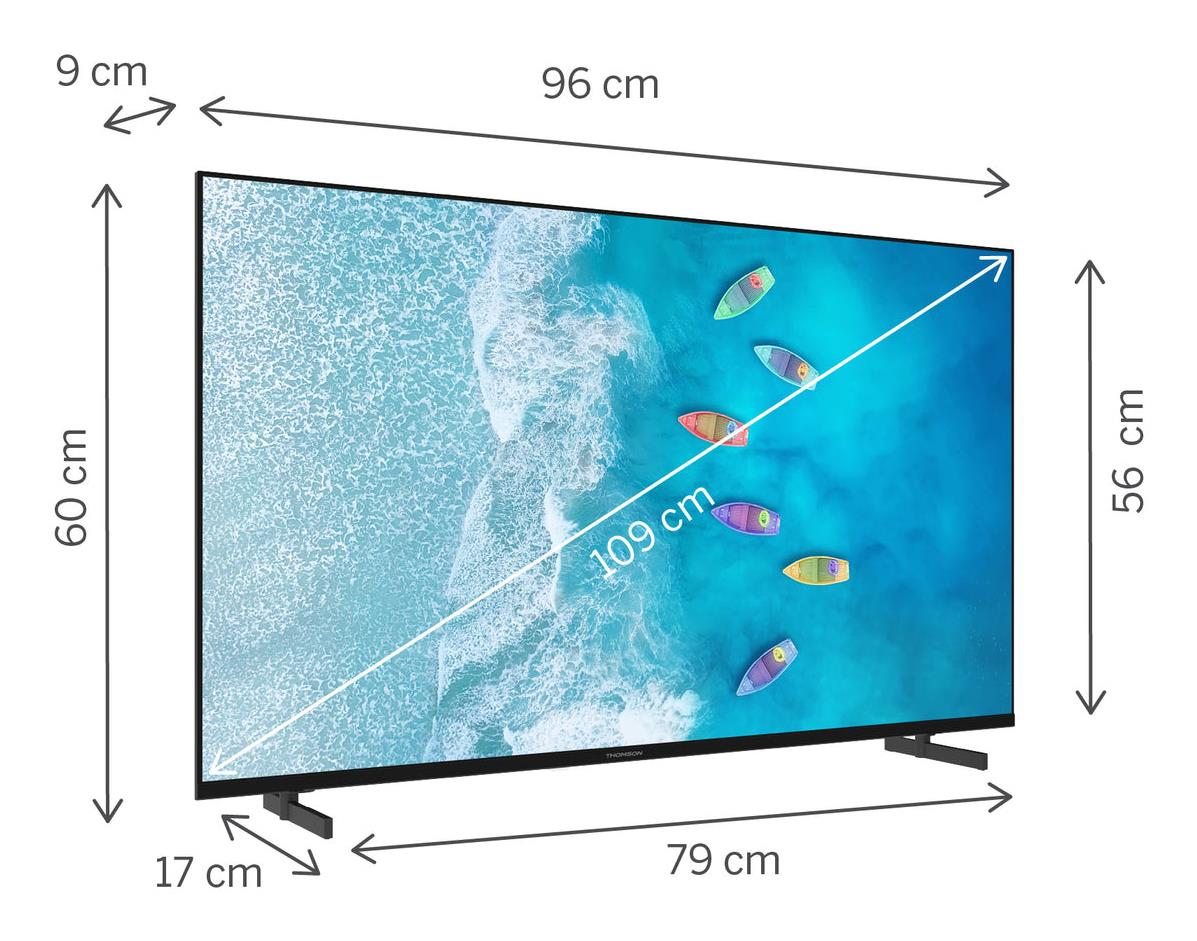 TV Set THOMSON 43 " 4K Ultra HD 3840 x 2160 pixels Flat 16:9 LED 43UG4S15