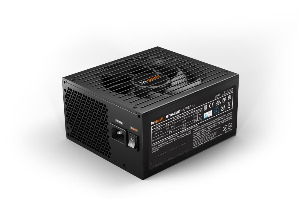Power Supply BE QUIET 750 Watts Peak Power 820 Watts Efficiency 80 PLUS PLATINIUM PFC Active MTBF 100000 hours BN336