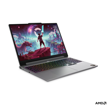Lenovo LOQ 15AHP11 AMD | Luna Grey | 15.3 " | IPS | WUXGA | 1920 x 1200 pixels | Anti-glare | AMD Ryzen 7 | 250 | 16 GB