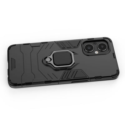 Ring Armor tough hybrid case cover + magnetic holder for OnePlus Nord N20 5G black — Hurtel