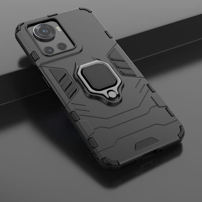 Ring Armor armored hybrid case cover + magnetic holder for OnePlus Ace black — Hurtel