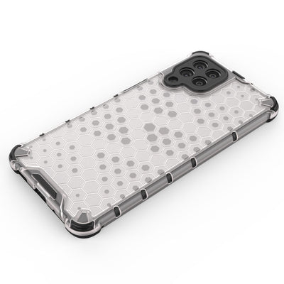 Honeycomb case armored cover with a gel frame for Samsung Galaxy M53 5G transparent — Hurtel