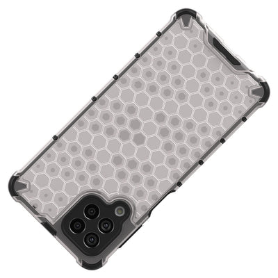 Honeycomb case armored cover with a gel frame for Samsung Galaxy M53 5G black — Hurtel