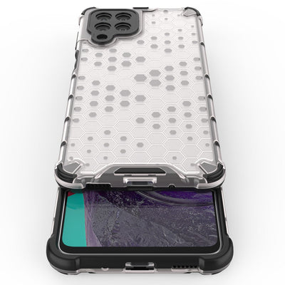 Honeycomb case armored cover with a gel frame for Samsung Galaxy M53 5G black — Hurtel