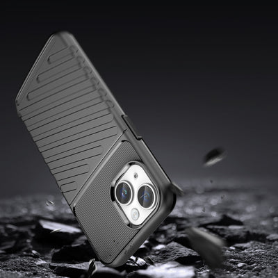 Thunder Case iPhone 14 armored case black — Hurtel