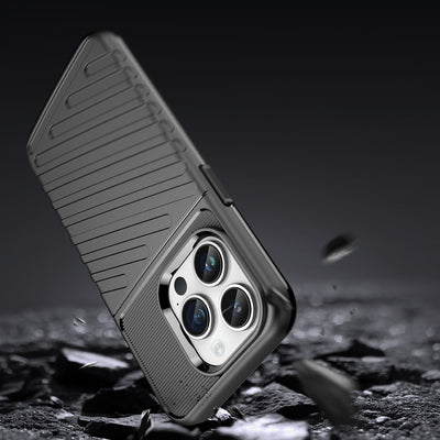 Thunder Case iPhone 14 Pro armored case black — Hurtel