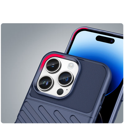 Thunder Case iPhone 14 Pro blue armored case — Hurtel