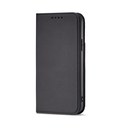 Magnet Card Case case for iPhone 14 Pro Max flip cover wallet stand black — Hurtel
