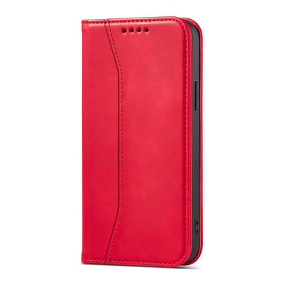 Magnet Fancy Case case for iPhone 14 Plus flip cover wallet stand red — Hurtel