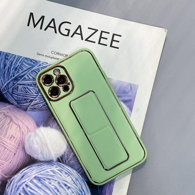 New Kickstand Case for iPhone 13 Pro with stand green — Hurtel