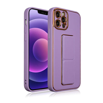New Kickstand Case case for iPhone 13 Pro Max with stand purple — Hurtel