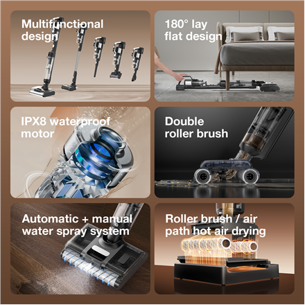 Jimmy Vacuum cleaner and washer | PW11 Pro Max-B | Cordless operating | Washing function | 460 W | 21.6 V | Operating ti