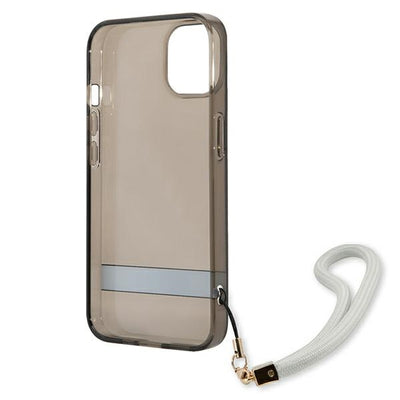 Guess GUHCP13SHTSGSK iPhone 13 mini 5.4" black/black hardcase Translucent Stap