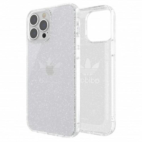Adidas OR Protective Clear Case Glitter for iPhone 13 Pro Max - Transparent Silver