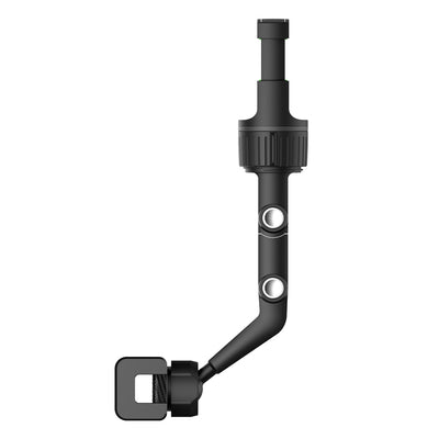 Adjustable car rearview mirror holder for smartphone black — Hurtel