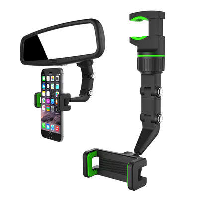 Adjustable car rearview mirror holder for smartphone — Hurtel
