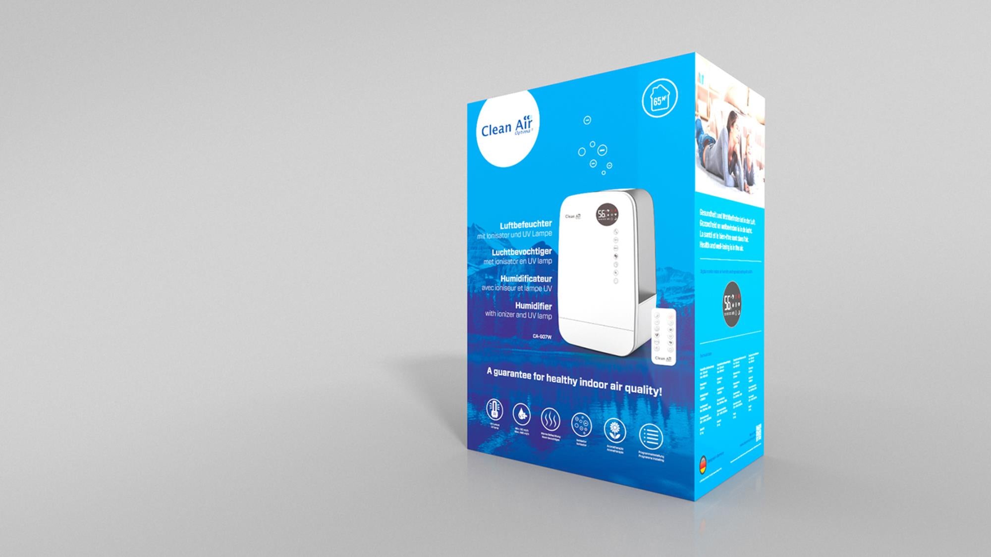 HUMIDIFIER WITH IONIZER/CA-607W CLEAN AIR OPTIMA