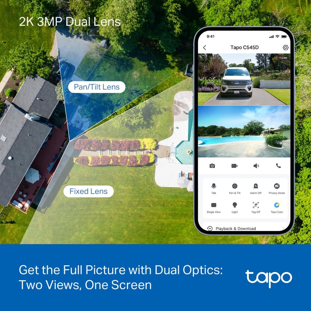 WRL CAMERA PAN/TILT/TAPO C545D TP-LINK
