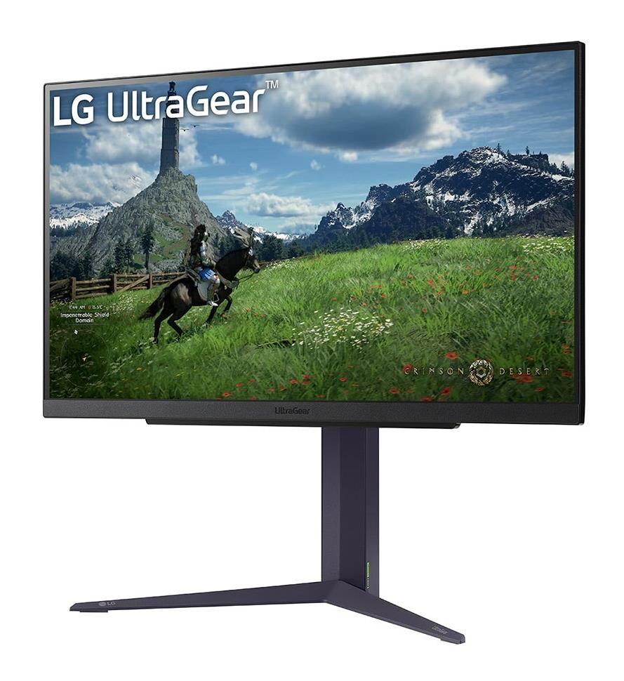 LCD Monitor LG 27" Panel IPS 2560x1440 16:9 180Hz 1 ms Pivot Height adjustable Tilt Colour Black 27GS85Q-B