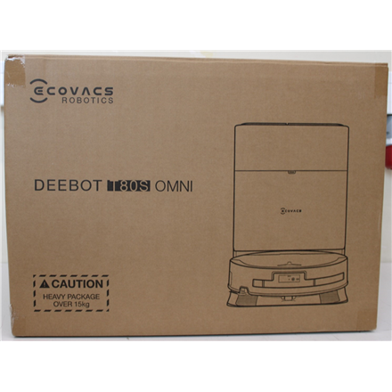 SALE OUT. Ecovacs DEEBOT T80S OMNI BLACK Vacuum cleaner, Robot, Wet&Dry, 24800Pa, TruEdge 3.0, AIVI 3D 3.0, 6400 mAh, Bl