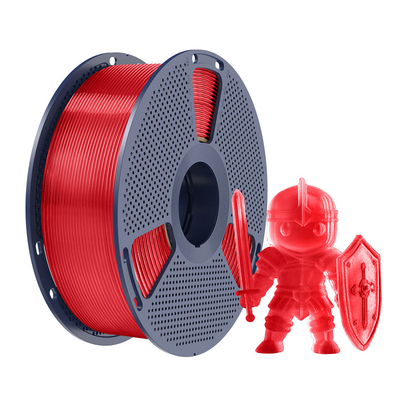 Sunlu PLA+ Filament (Transparent Red) - Image 2