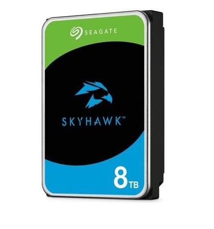 HDD SEAGATE SkyHawk 8TB SATA 256 MB 5400 rpm Discs/Heads 4/8 3,5" ST8000VX010