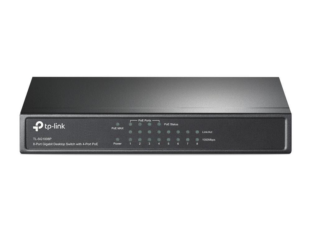 Switch TP-LINK 8x10Base-T / 100Base-TX / 1000Base-T TL-SG1008P