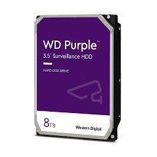 HDD WESTERN DIGITAL Purple 8TB SATA 3.0 256 MB 7200 rpm 3,5" WD8002PURP