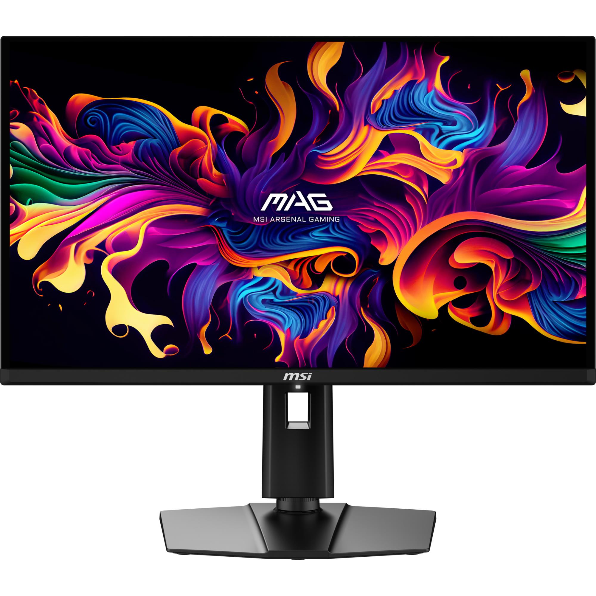Monitor MSI MAG 271QP QD-OLED X24 26.5" Gaming Swivel Pivot Height adjustable Tilt Matte Panel QD-OLED 2560x1440 16:9 240 ?? 0.03 ms Colour Black MAG271QPQDOLEDX24