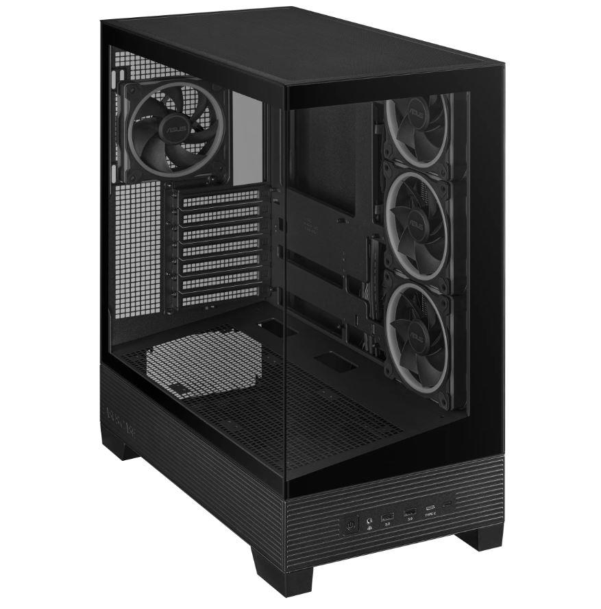 Case ASUS ASUS A31 PLUS Case MidiTower Case product features Transparent panel ATX BTX MicroATX MiniITX Colour Black A31PLUSTGARGBBLACK