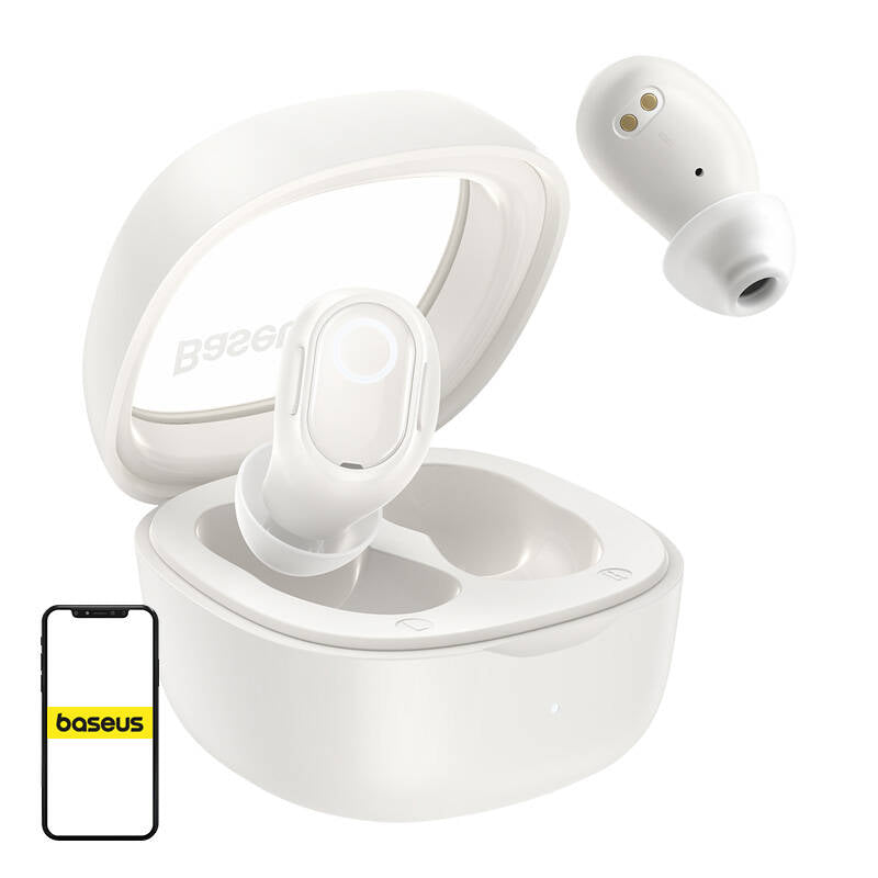 Wireless headphones Baseus Bowie WM02 TWS, Bluetooth 5.0 (white) OS - Image 1