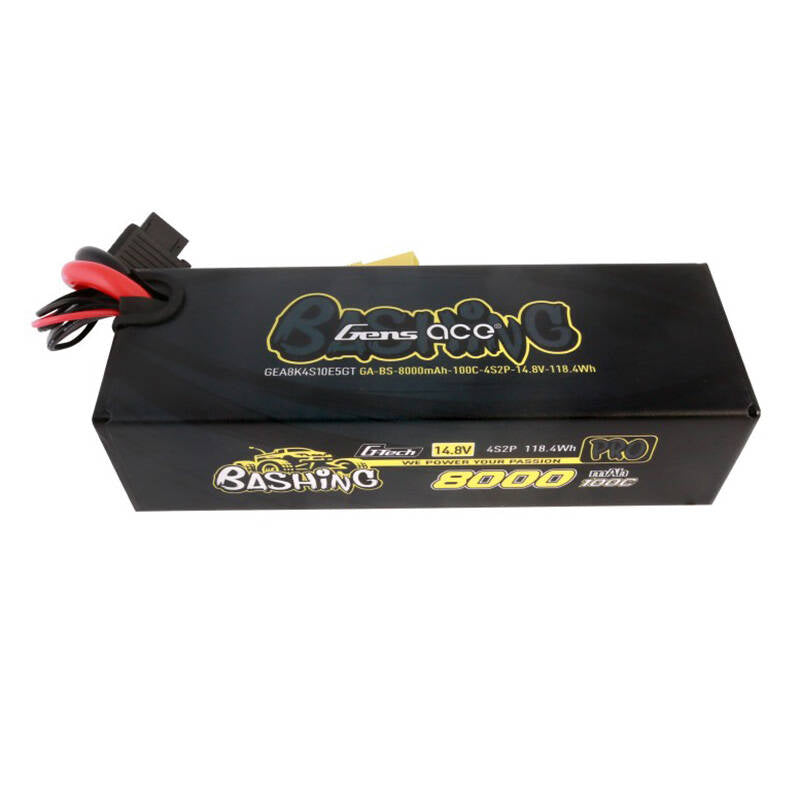 Gens ace 8000mAh 14.8V 100C 4S2P Lipo Battery Pack - Image 1