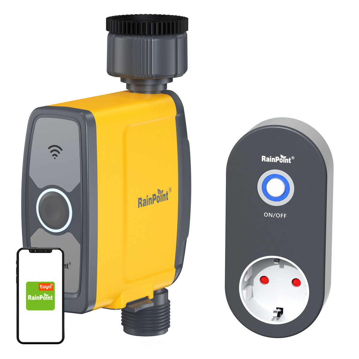 RainPoint 1-Zone Irrigation Controller with App - Image 1