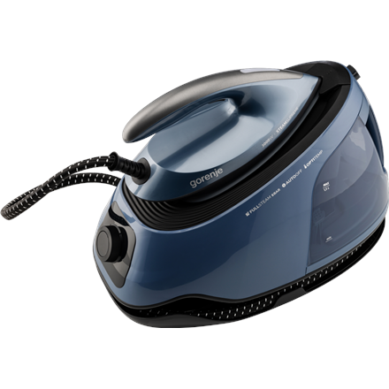 Gorenje Steam Generator Iron | SGD3000BBK | 3000 W | 8 bar | 1.5 L | Auto power off | Vertical steam function | Calc-cle