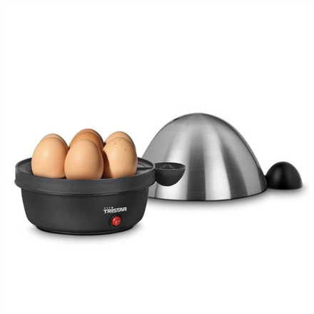 Tristar | Egg Boiler | EK-3076 | Black, Stainless Steel Lid | Eggs capacity 7