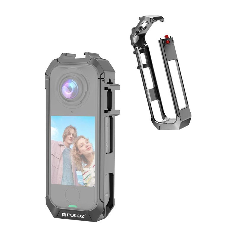 Puluz metal protective case for Insta 360 X4 Air (Gray) - Image 1