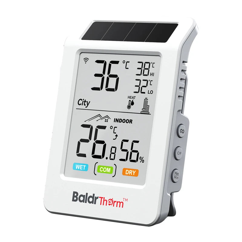 BALDRTHERM HCS596WB Solar-Powered Wi-Fi Thermohygrometer - Image 1