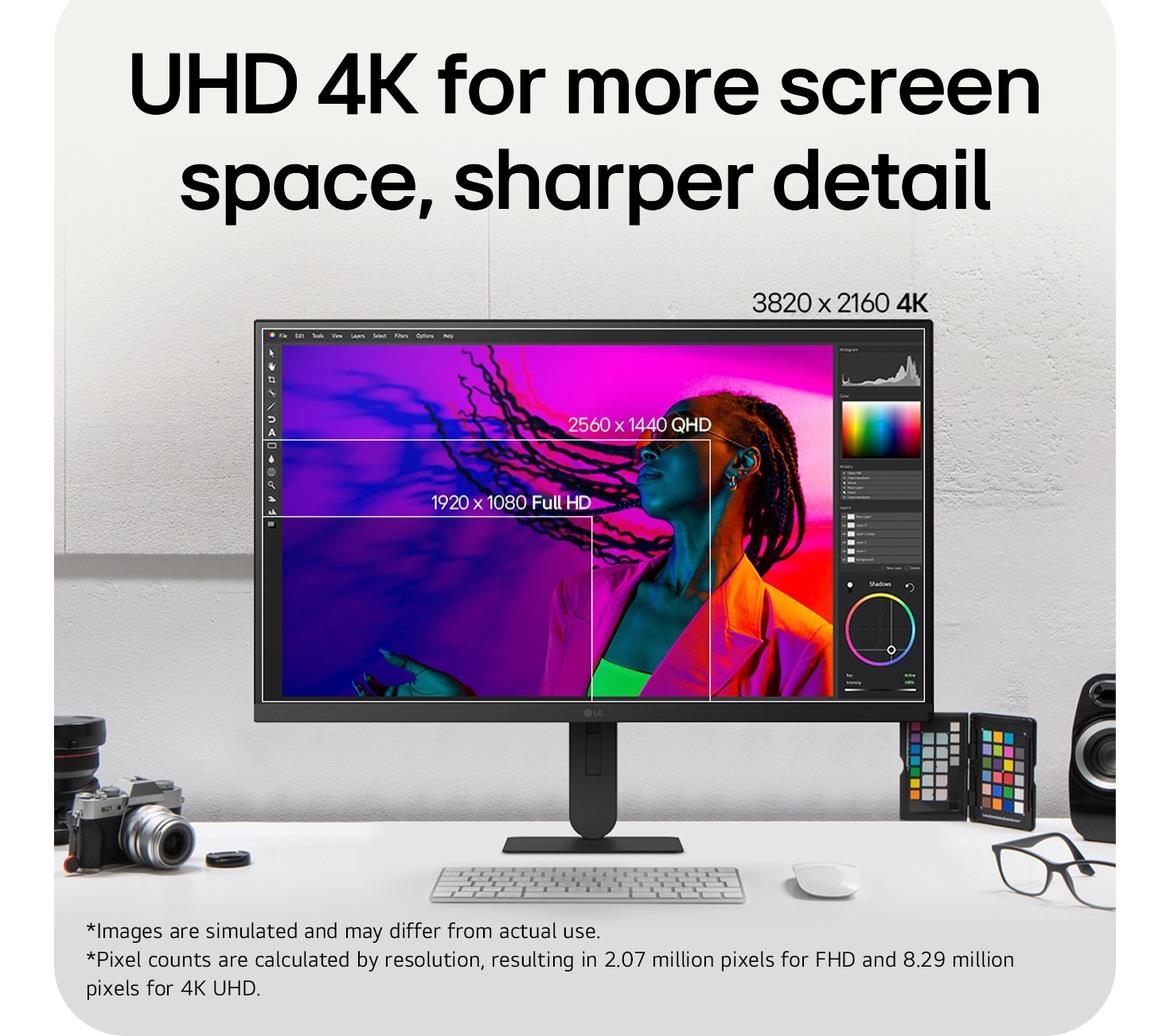 LCD Monitor LG 27 " 3840 x 2160 pixels 4K Ultra HD Native aspect ratio 16:9 LCD Flat 27U710B-B