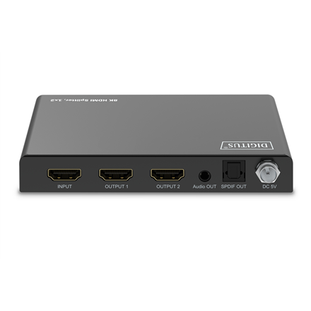 Digitus 8K HDMI Splitter, 1x2 | DS-55339 | Black